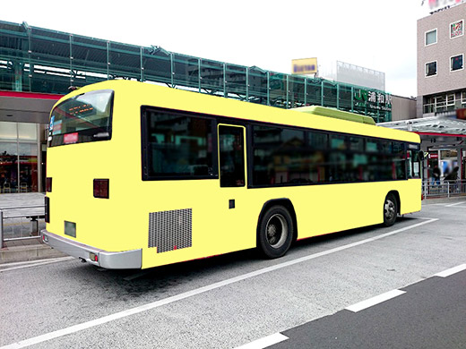 バス車体広告（ラッピング） イメージ