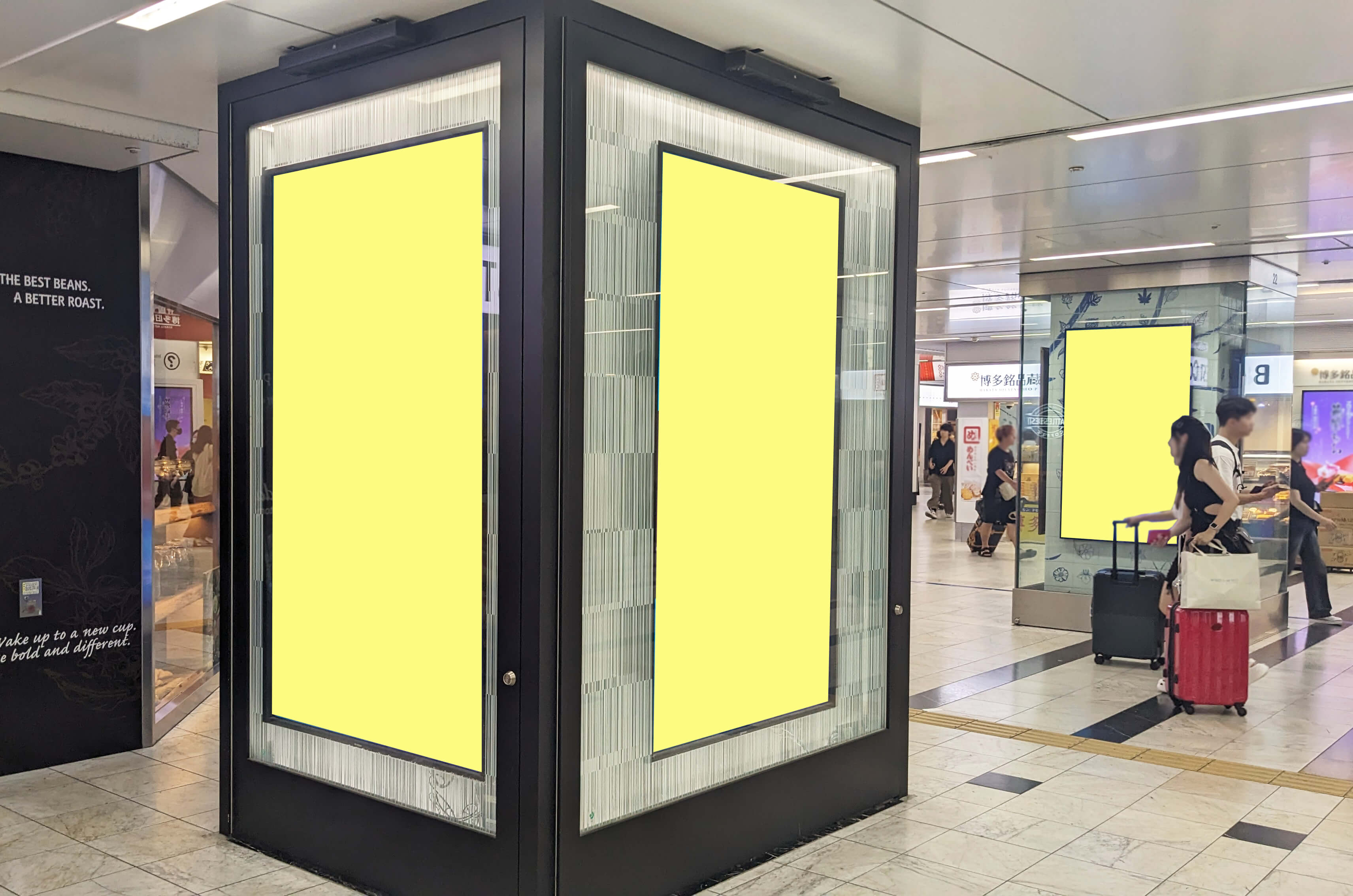博多駅いっぴん通りデジタル4面セット
