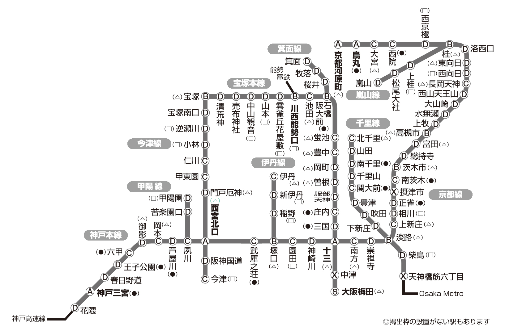 阪急 路線図