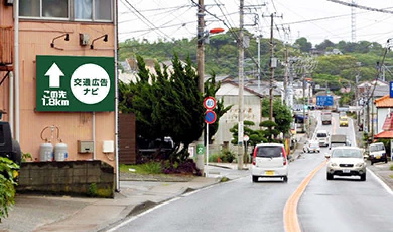 道案内看板（野立・壁面）