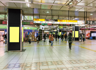 J・ADビジョン 新宿駅南口改札内48ジャック 掲載イメージ1