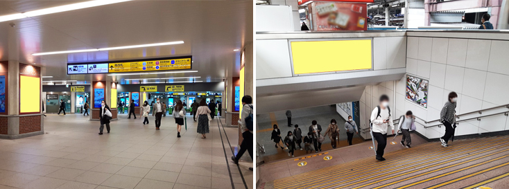 JR 横浜駅 駅看板（サインボード）