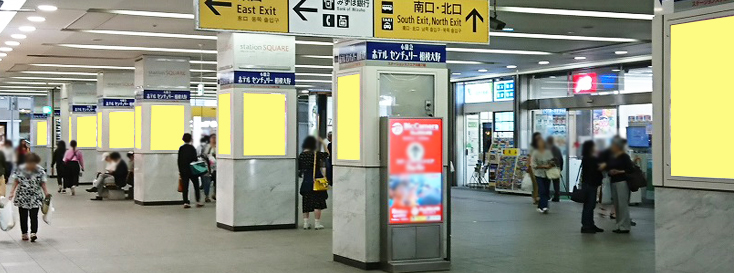  相模大野駅ピラーボード