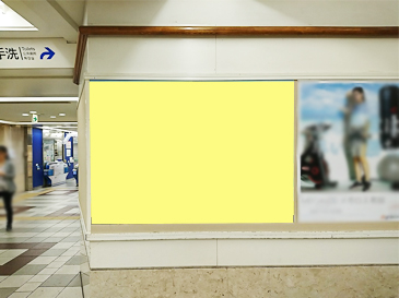 小田急本厚木駅 一般駅貼り
