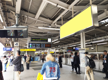 京急 横浜駅 駅看板（サインボード）