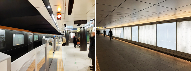 東京メトロ 駅看板広告