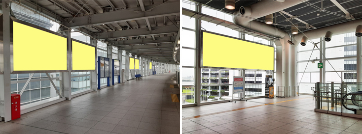 東京モノレール 羽田空港第3ターミナル駅 駅看板（サインボード）