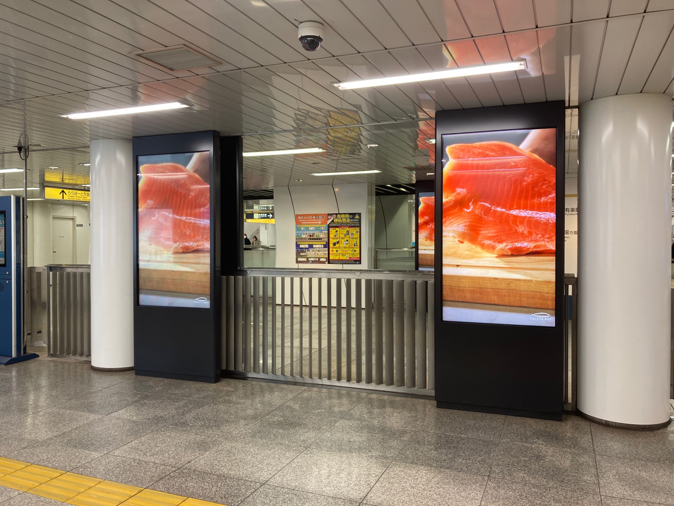 東京メトロ 豊洲駅MCV（メトロコンコースビジョン）単駅1monthスポット