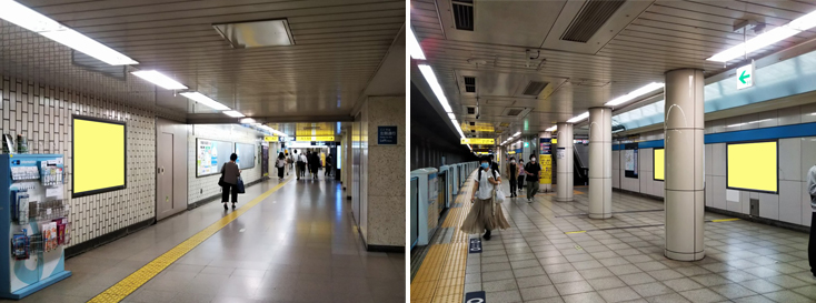東京メトロ 飯田橋駅 駅看板（サインボード）
