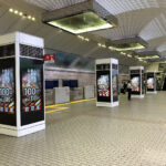 Osaka Metro梅田駅｜駅ビジョンを活用した飲食店周知の事例
