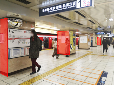 Metro Concourse Vision（MCV）単駅1month丸ノ内線ホーム階