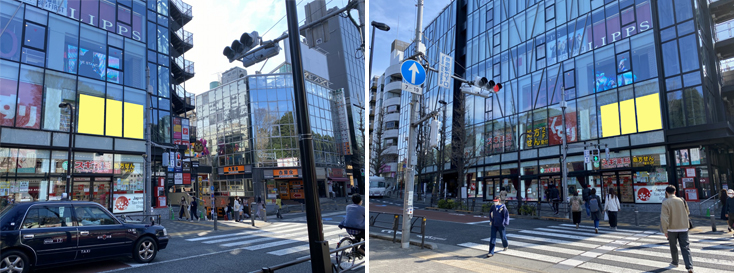 原宿竹下通り駅前ビジョン