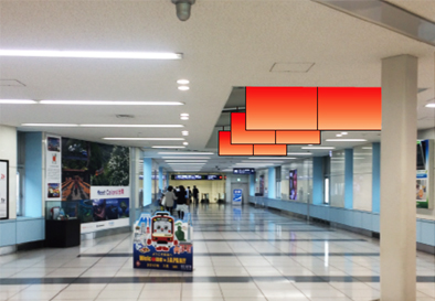 羽田空港第3ターミナル フラッグ広告