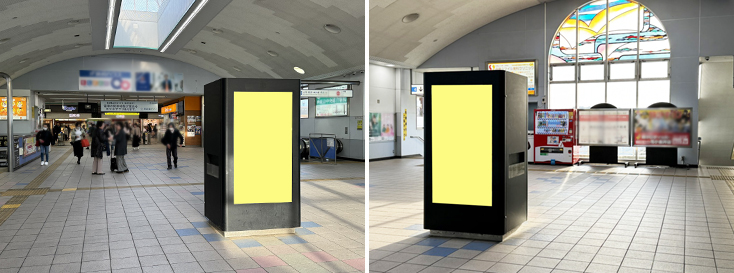 田無駅改札内サイネージ