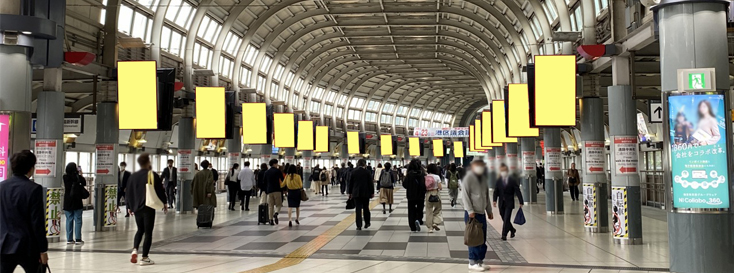 J・ADビジョン 品川駅 自由通路セット