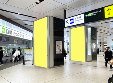 広島駅 自由通路ビッグピラーセット