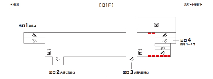 みなとみらい線 新高島駅 臨時集中貼り