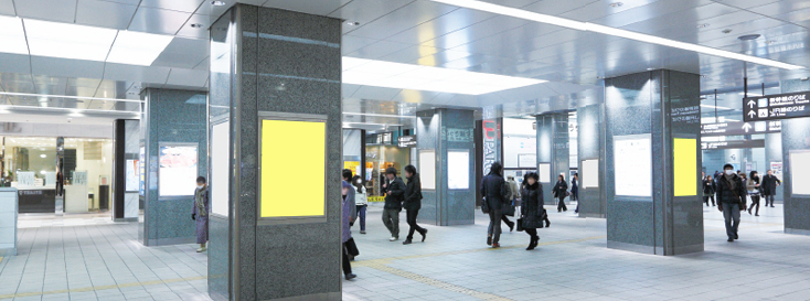 静岡駅セット貼り