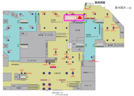 JR稲毛駅｜新設駅看板 図面