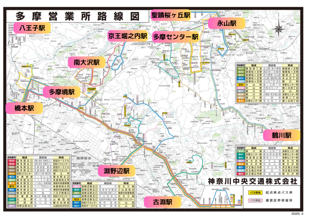 商圏とバス走行エリアのイメージ