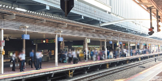 駅ホーム音声広告