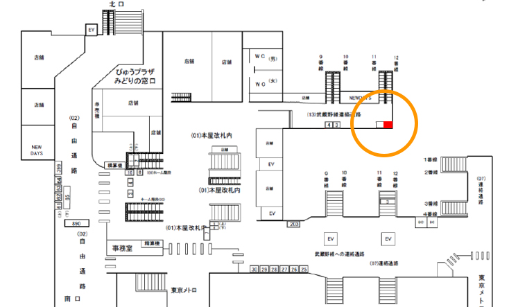 JR西船橋駅|新設駅看板 図面