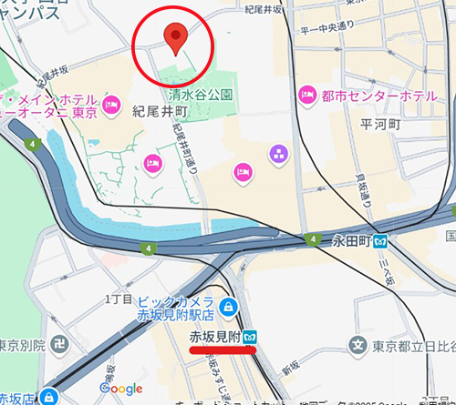 クリエイト‧ダイニング様位置図