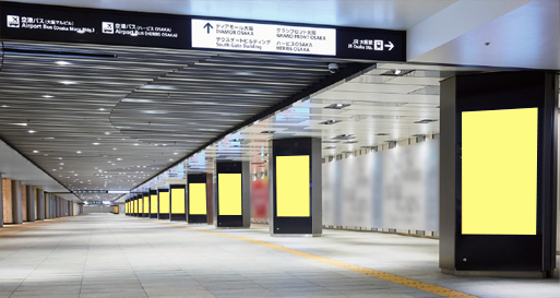 東西通路・中央エリアデジタルサイネージ 東西通路
