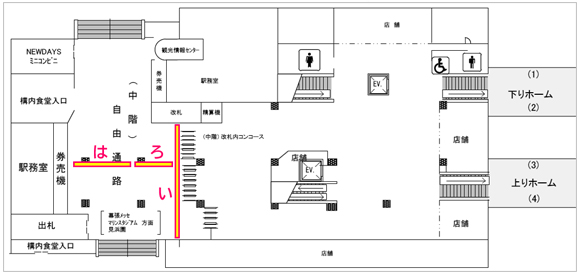 JR海浜幕張駅|図面