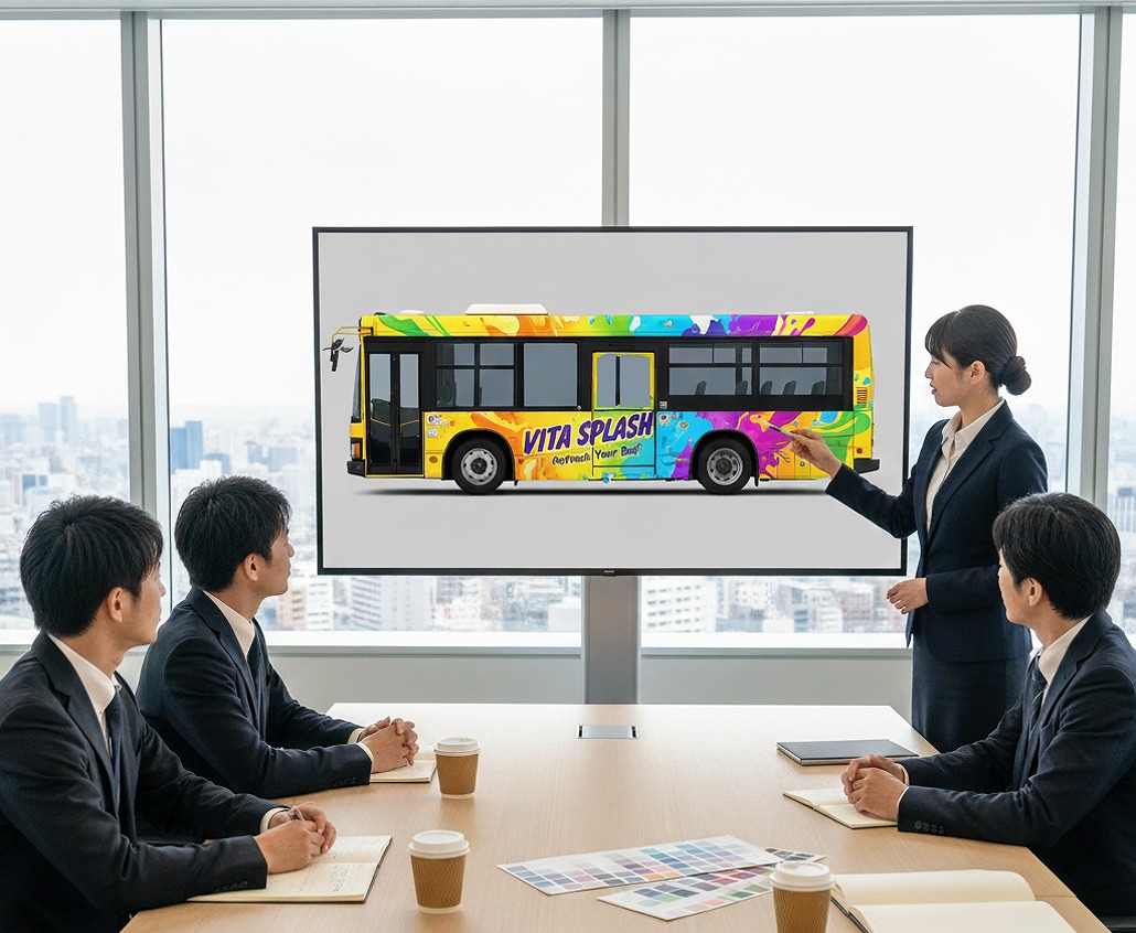 バスラッピング_審査会イメージ