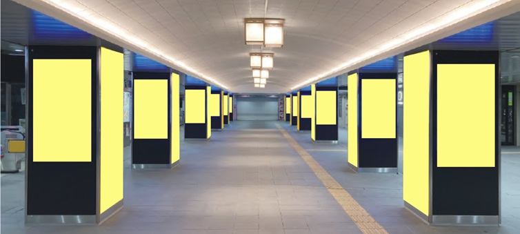 梅田コンコースビジョンシートセット