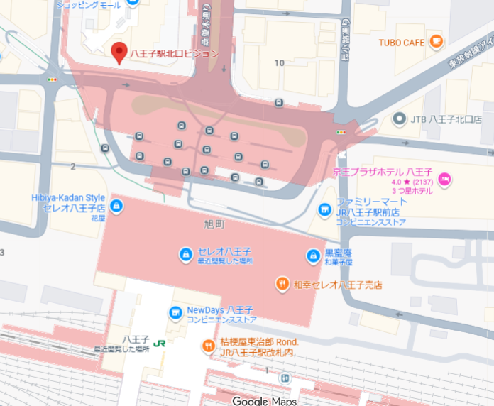 八王子北口ビジョン｜図面