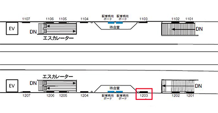 ぷらもーる梅屋敷整体院様駅図