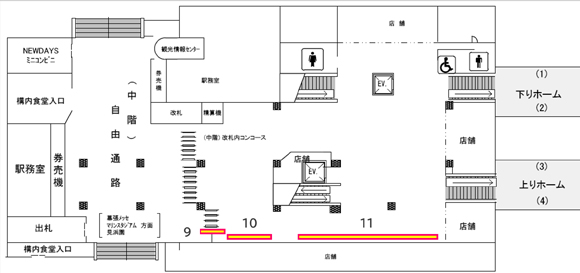 JR海浜幕張駅|図面