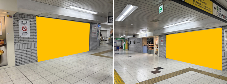 池袋中央改札外BIGボード