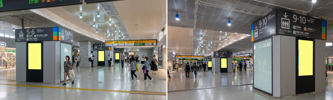 J・ADビジョン 上野駅 公園改札内