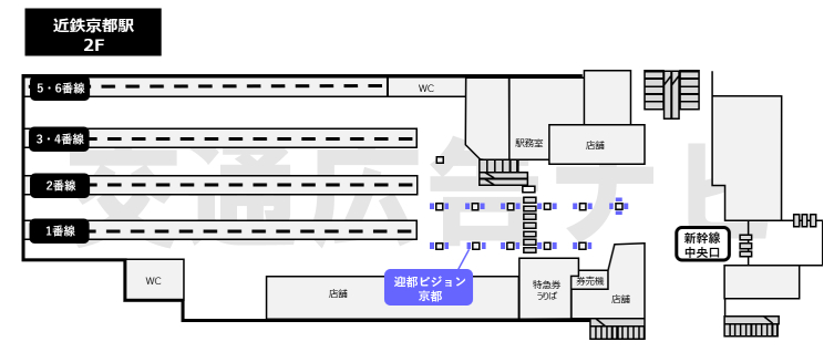 近鉄迎都ビジョン京都 位置図