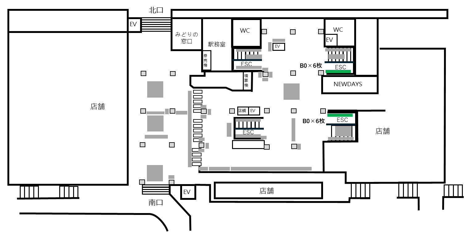 JR海浜幕張駅|図面