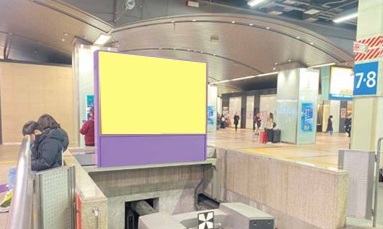 なんば駅 ラピートのりばホームストップ