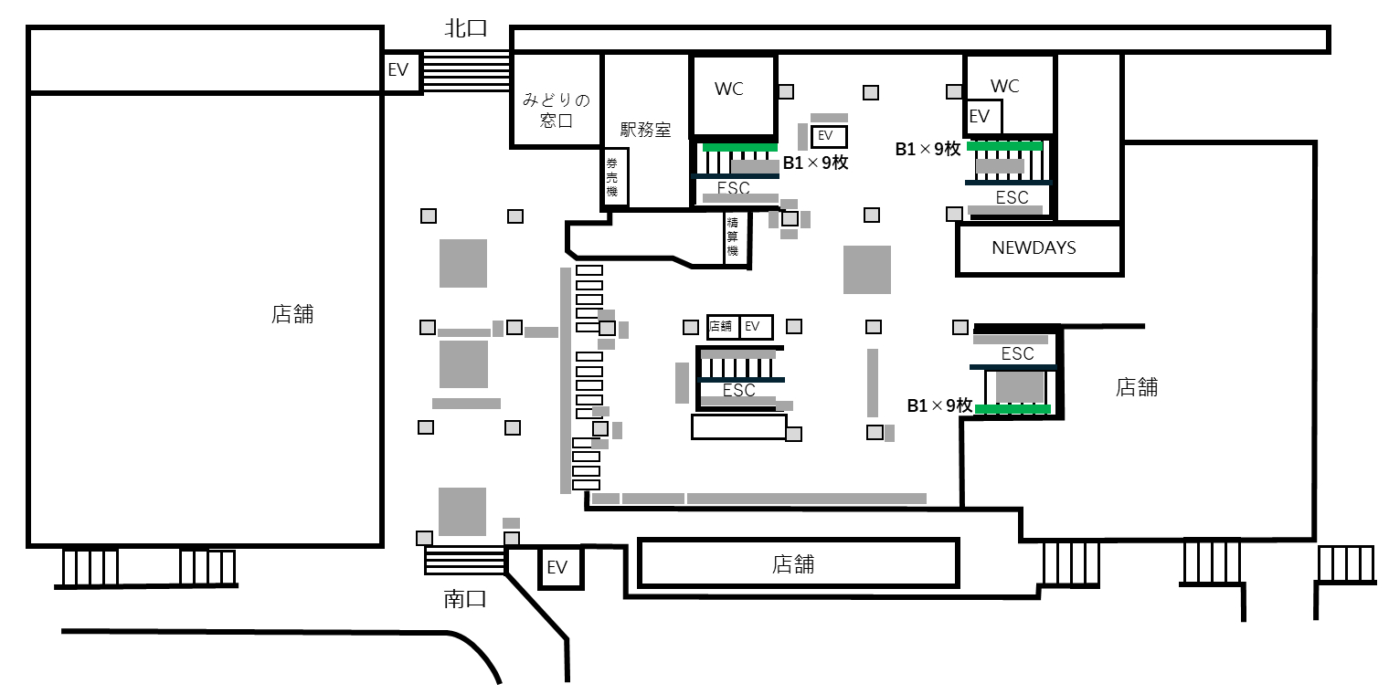 JR海浜幕張駅|図面