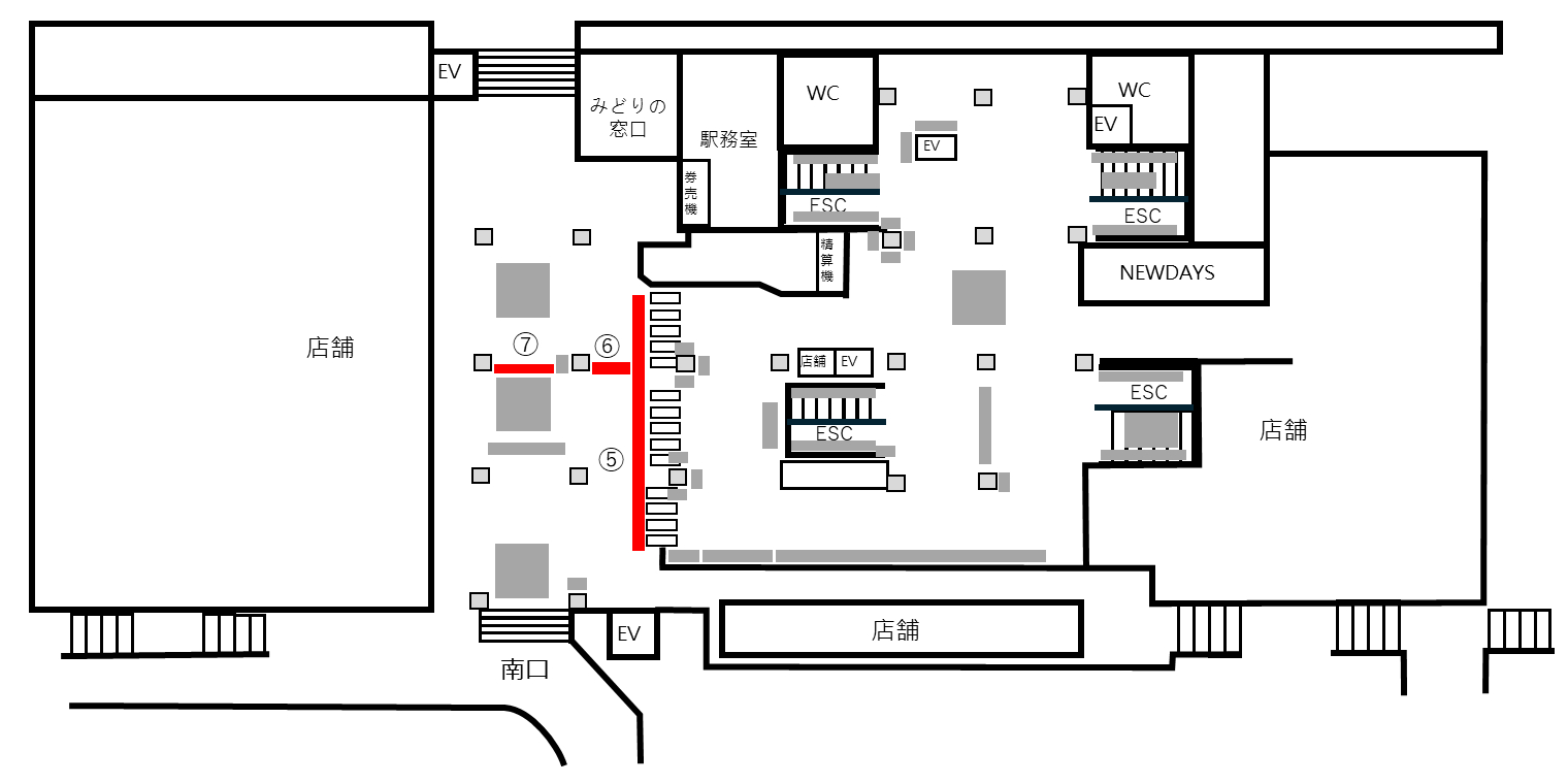 JR海浜幕張駅|図面