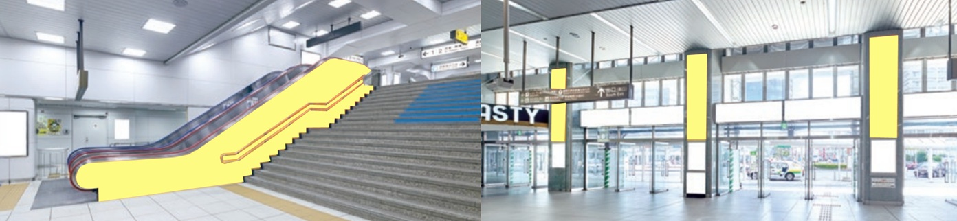 静岡駅 シートメディア