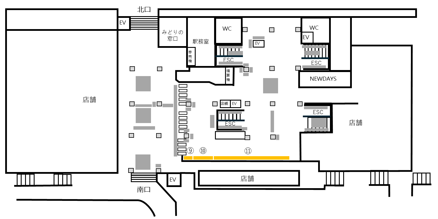 JR海浜幕張駅|図面