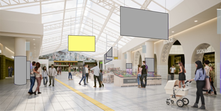 JR上野駅フラッグ広告