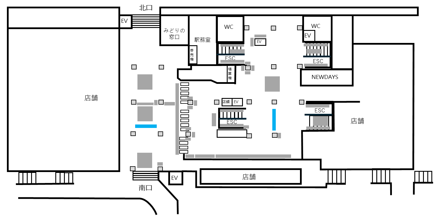JR海浜幕張駅|図面