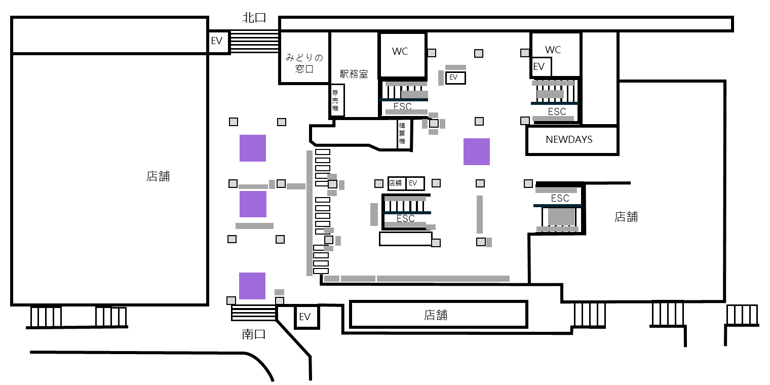 JR海浜幕張駅|図面