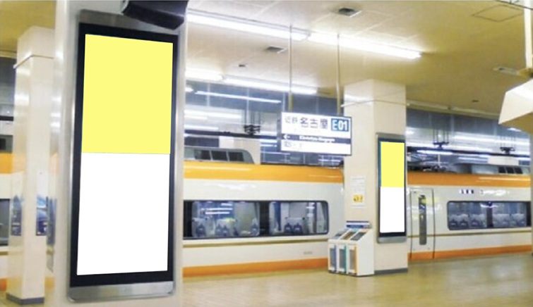 近鉄名古屋駅ホームB1集中貼