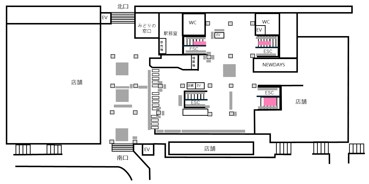 JR海浜幕張駅|図面