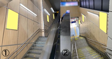 JR水戸駅 ポスターセット広告