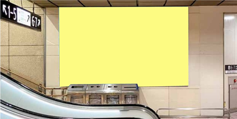 金沢駅 大型ポスターボード